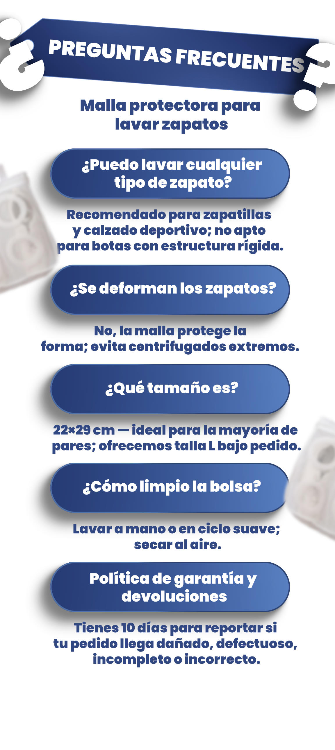 Bloque 5 Bolsa Zapatos
